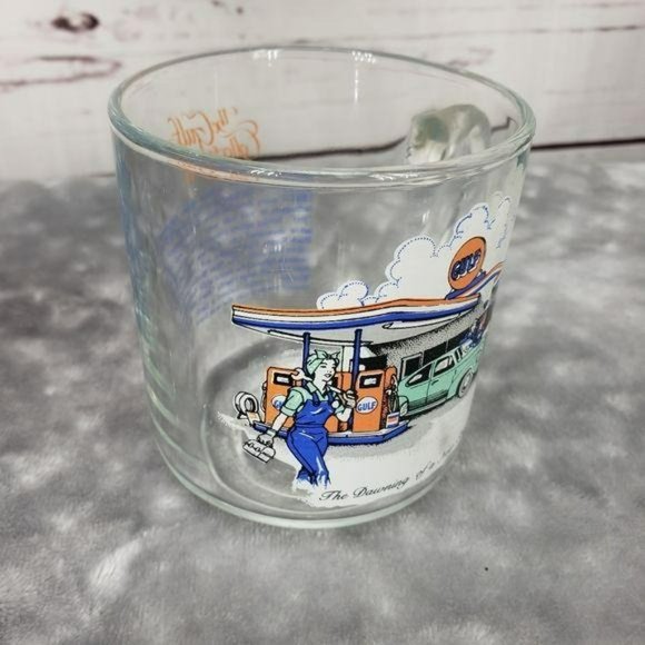 Gulf the Dawning Of A New Era Clear Coffee Cup - Picture 2 of 9